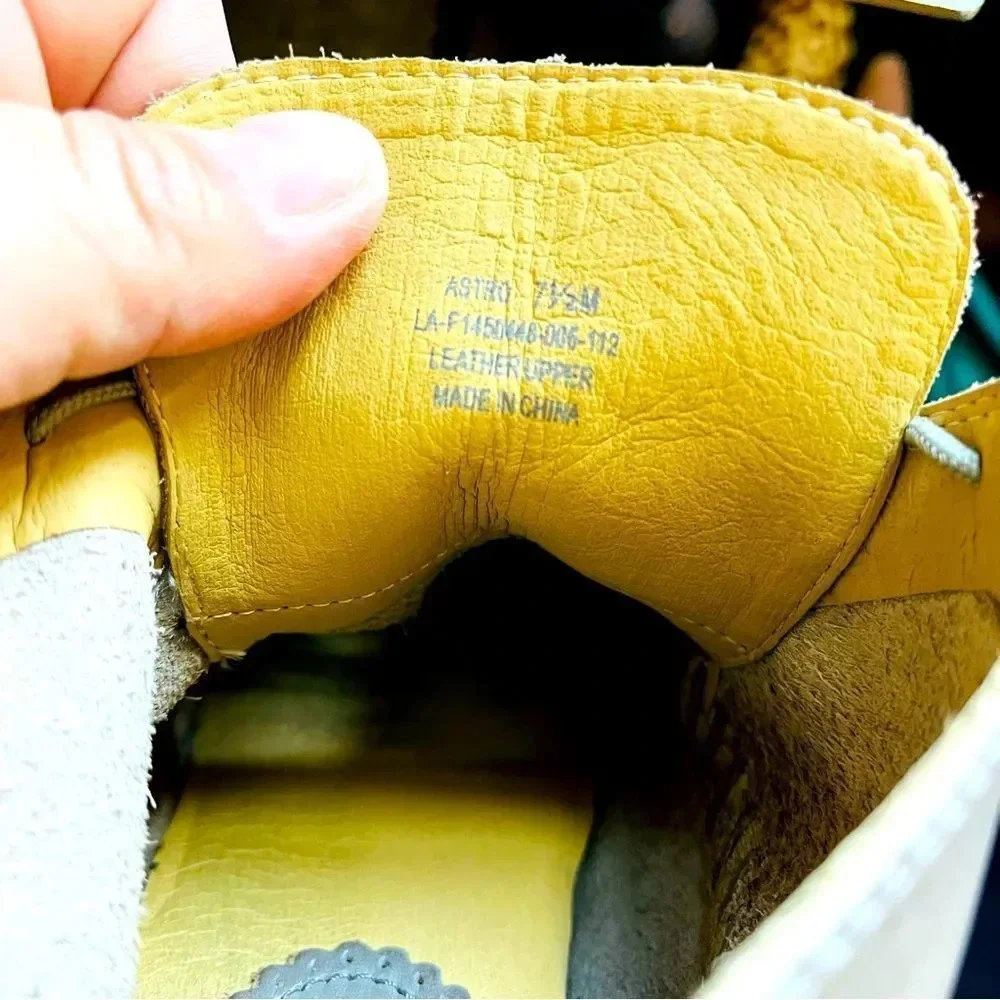 Anthropologie Latigo Mist Gray Astro Leather Bootie